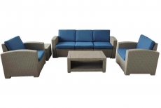 Комплект мебели Rattan Premium 5 (серый) ротанг искусственный SF1-5PG