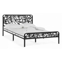 Кровать двуспальная Кубо черный