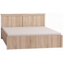 Кровать двуспальная Sherlock 41.2 с подъемным механизмом 180х200 (дуб сонома)