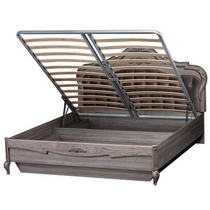 Кровать 160х200 см с подъемным механизмом 391 Скарлетт (дуб состаренный)