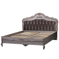 Кровать 180х200 см 392 Скарлетт (дуб состаренный)