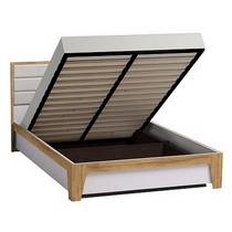 Кровать с подъемным механизмом Айрис 306 Люкс 180х200 (дуб)