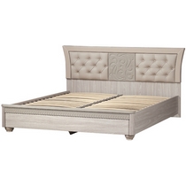 Кровать 160х200 см 198 Лючия (дуб оксфорд серый)