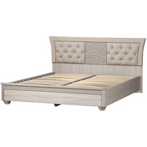 Кровать 1600 с подъемным основанием 199 Лючия (дуб оксфорд серый)