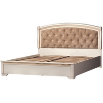 Кровать 806 Парма (кремово-белая) 160х200 см с подъемным основанием